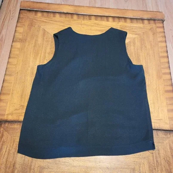 Coldwater Creek Black Pull-0n Shell - Picture 6 of 10